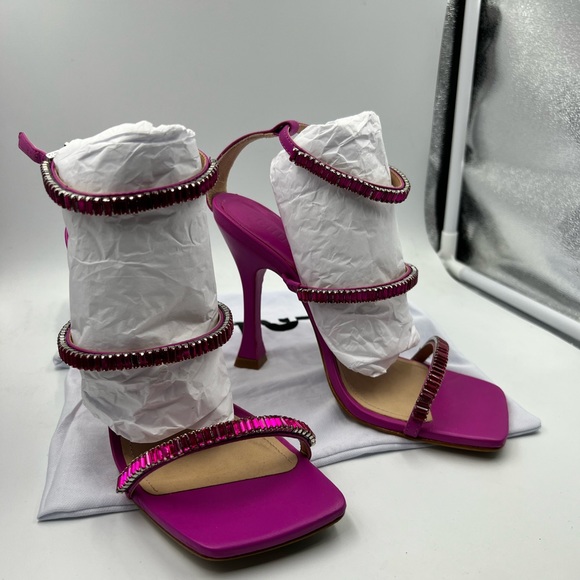 Beautiful/ high-quality Schutz shoes gorgeous color hot pink size 6 almost new - Picture 2 of 11